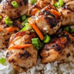 Homemade Jamaican Brown Stew Chicken with Rice recipe photo