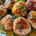 Homemade Maple Glazed Turkey Meatballs photo