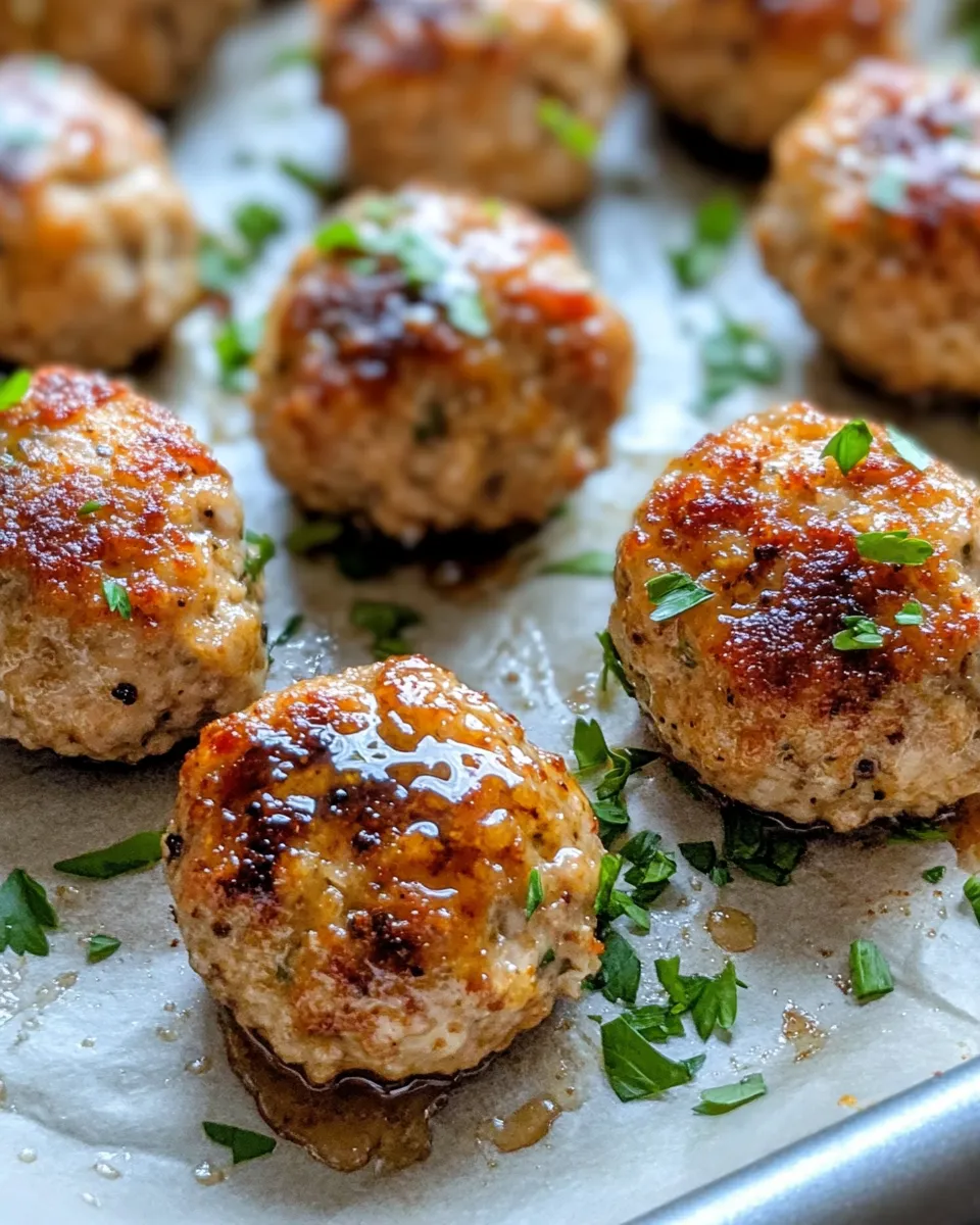 Classic Maple Glazed Turkey Meatballs image