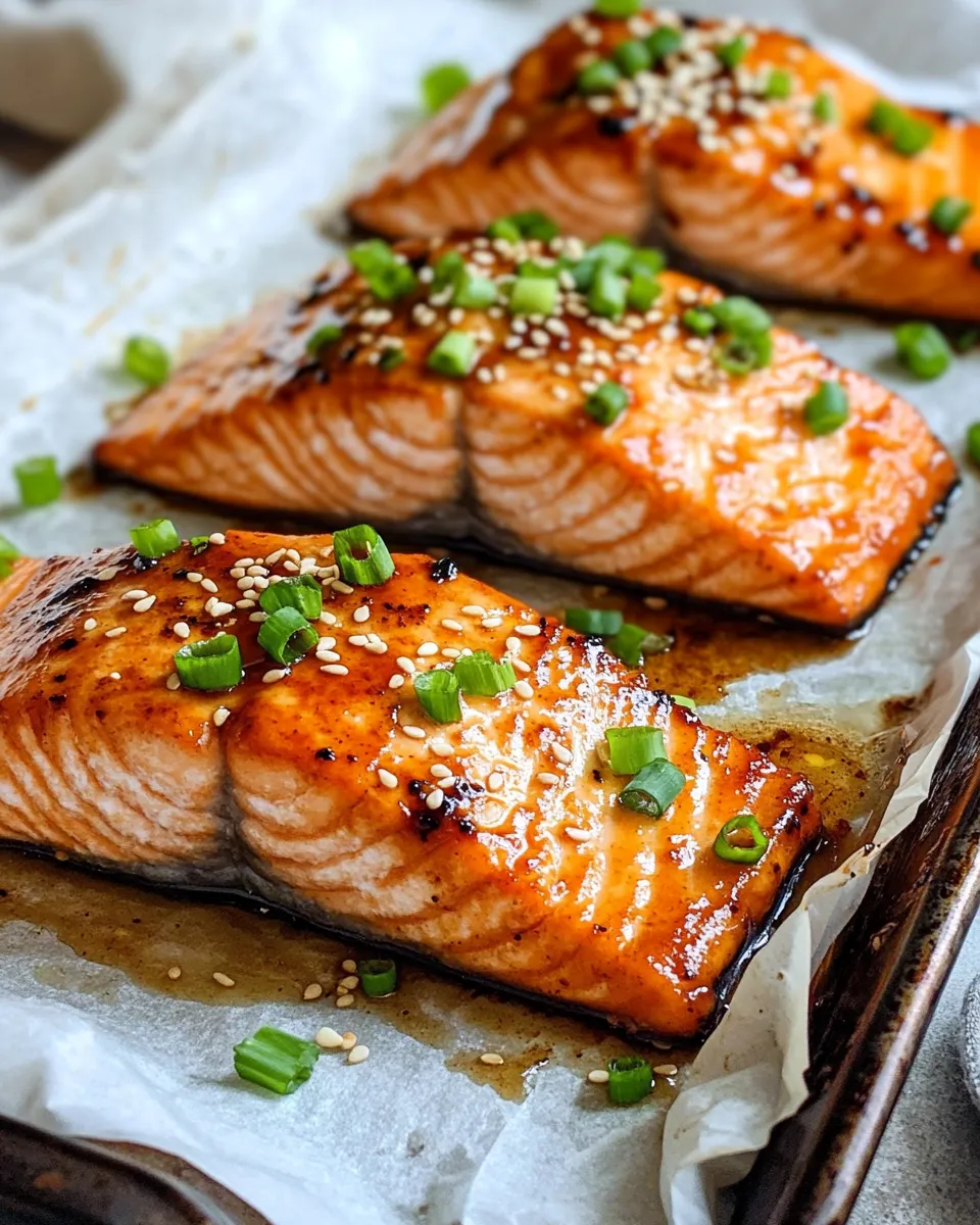 Delicious Maple Miso Glazed Salmon plate image