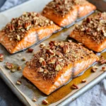 Homemade Maple Pecan Crusted Salmon photo
