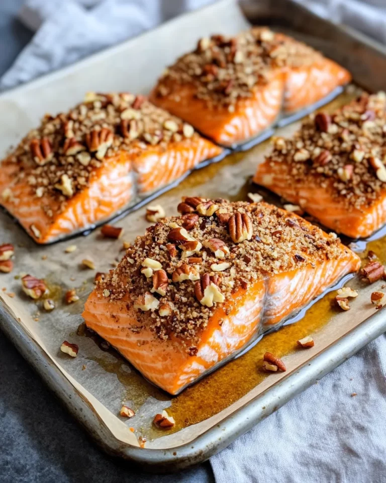 Homemade Maple Pecan Crusted Salmon photo