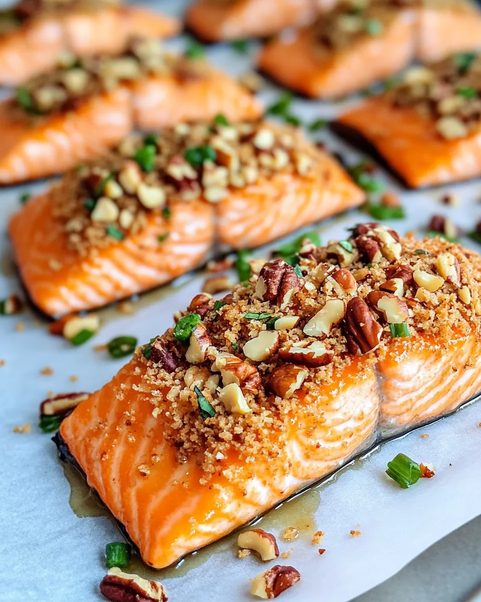 Easy Maple Pecan Crusted Salmon recipe photo