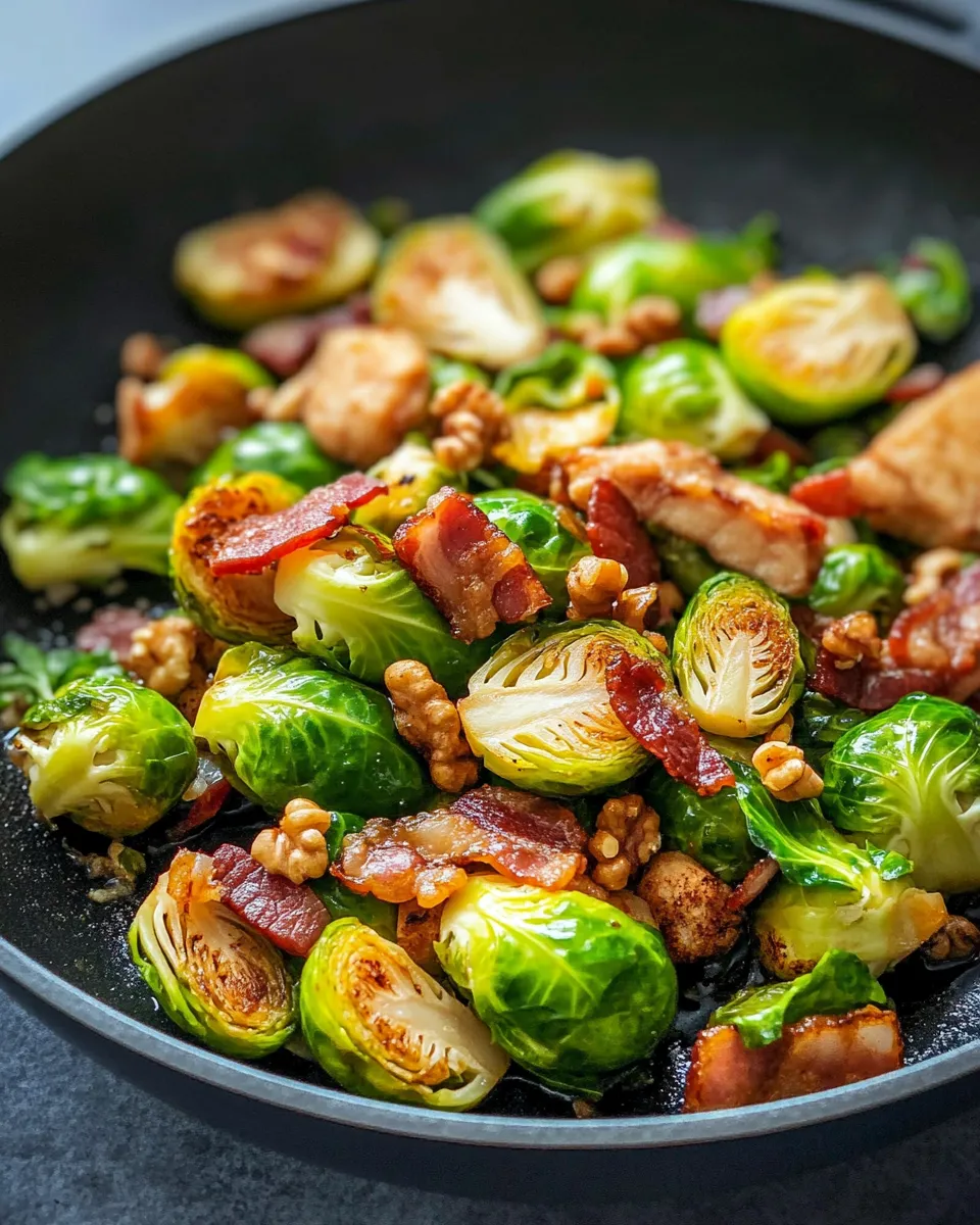 Classic Maple Turkey Bacon Brussels Skillet image