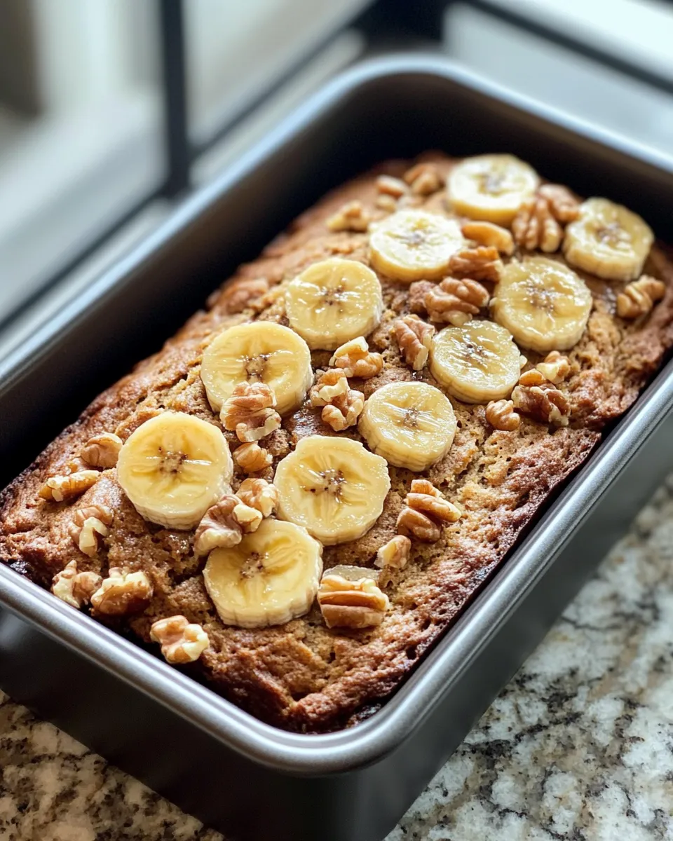 Homemade Maple Walnut Banana Bread image