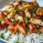 Homemade Mongolian Chicken with Sticky Rice photo