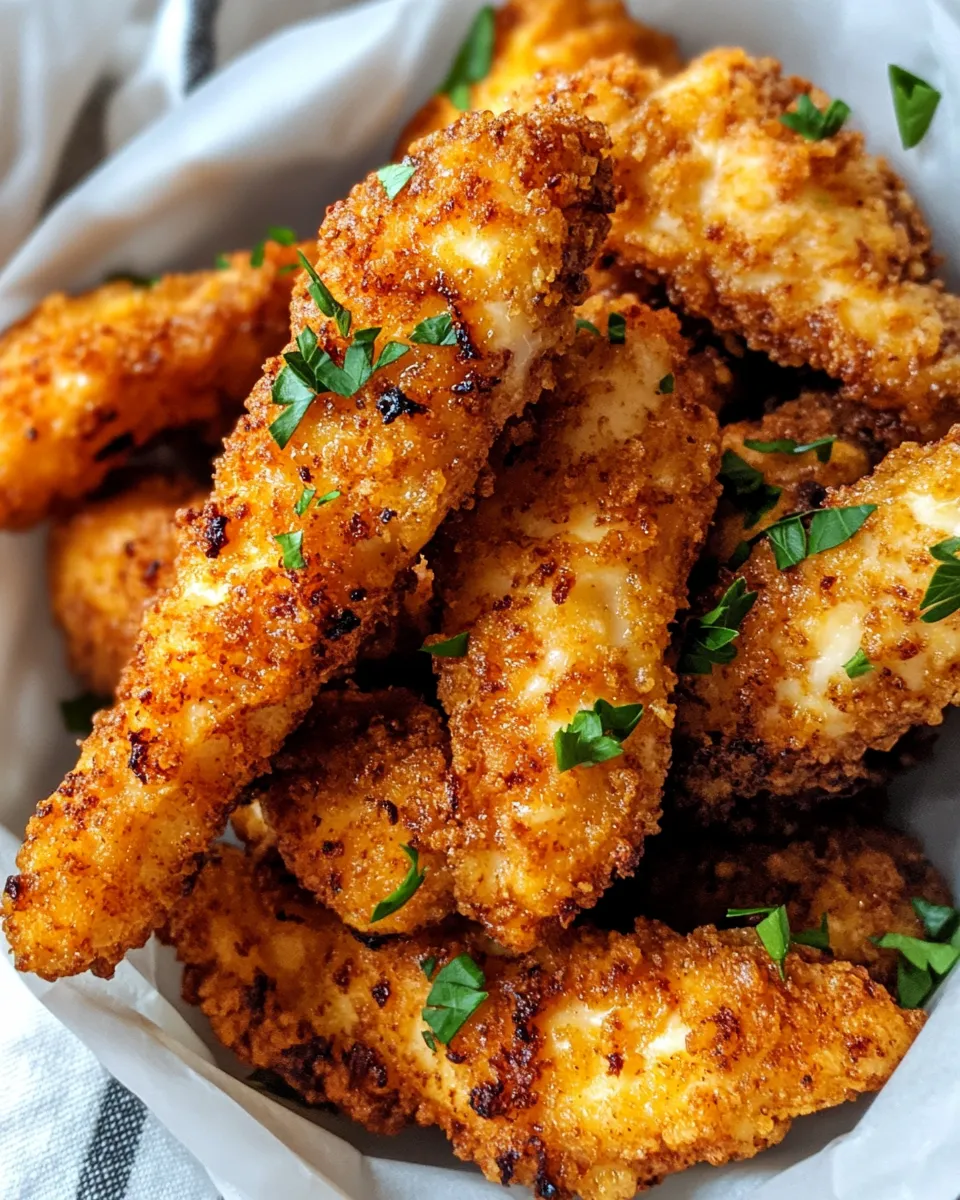 Classic Nashville Hot Honey Chicken Tenders recipe image