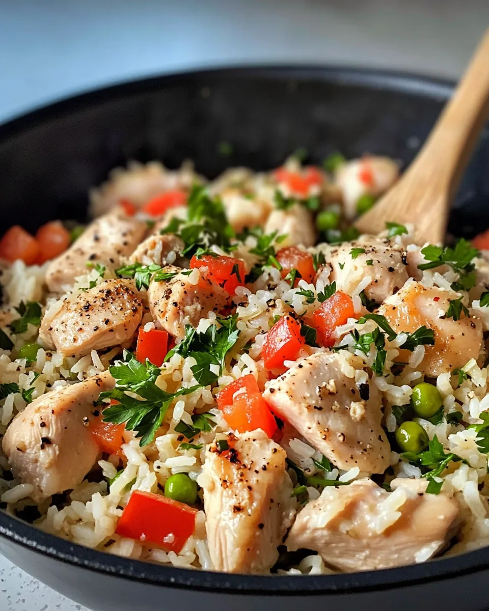 Classic One-Pot Chicken and Rice Pilaf dish photo