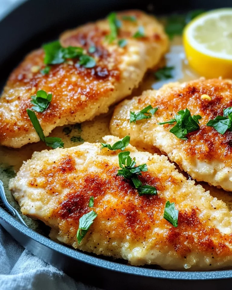 Homemade Parmesan Crusted Chicken Piccata photo