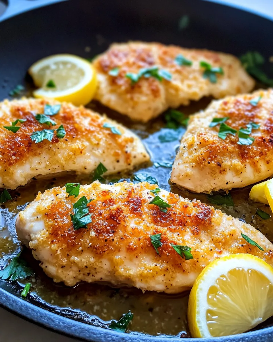 Classic Parmesan Crusted Chicken Piccata image