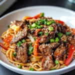 Homemade Pepper Steak Lo Mein recipe photo