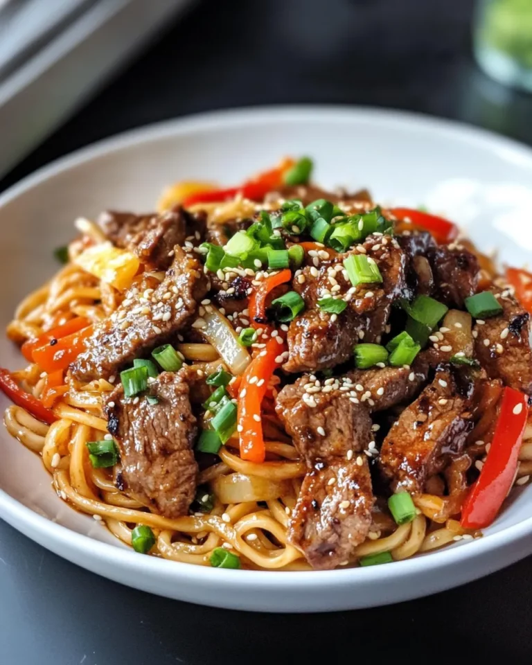 Homemade Pepper Steak Lo Mein recipe photo