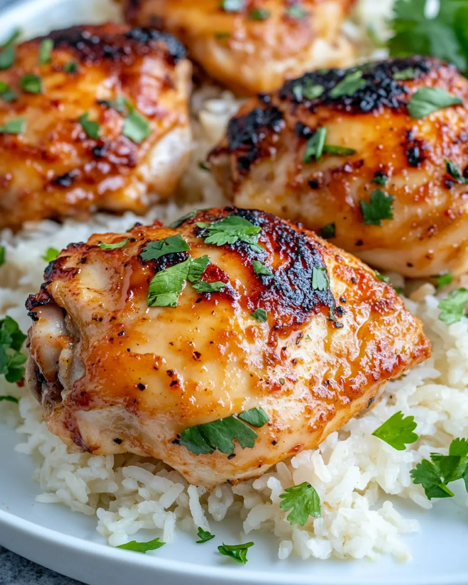 Homemade Peri Peri Chicken with Rice photo