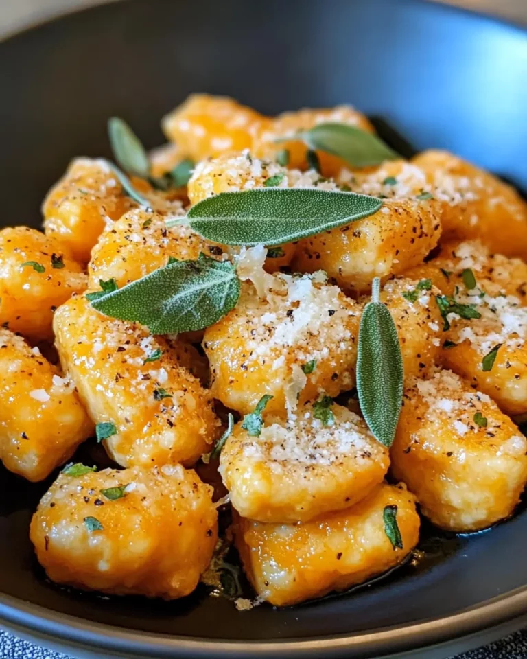 Homemade Pumpkin Sage Gnocchi With Parmesan photo