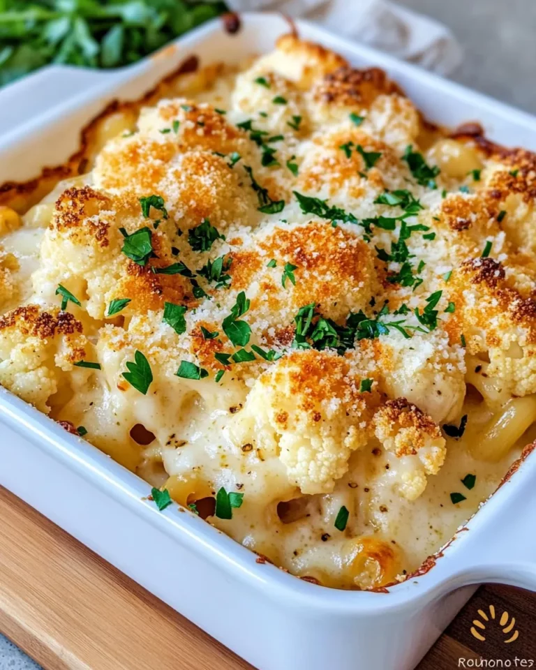 Homemade Roasted Cauliflower Mac And Cheese recipe photo