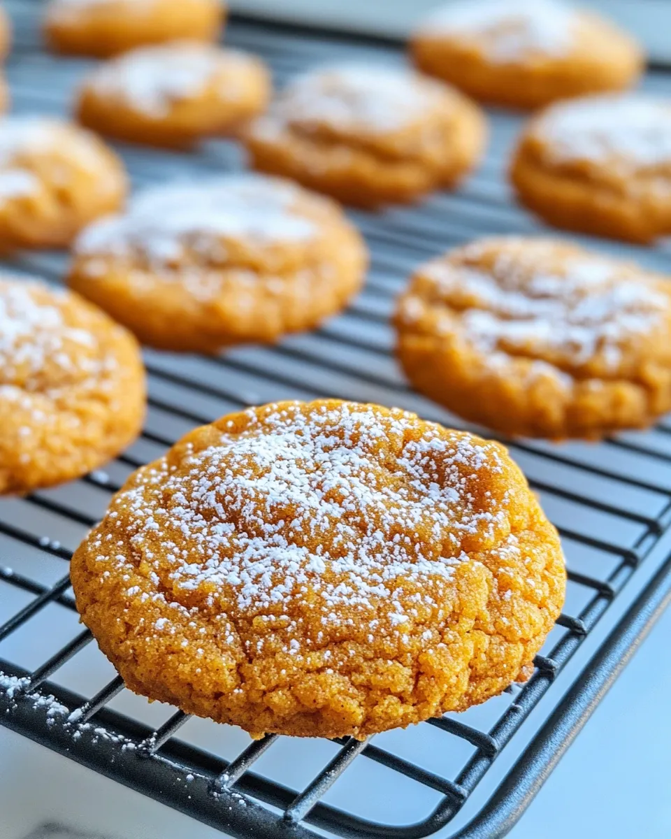 Easy Soft Pumpkin Sugar Cookies food shot