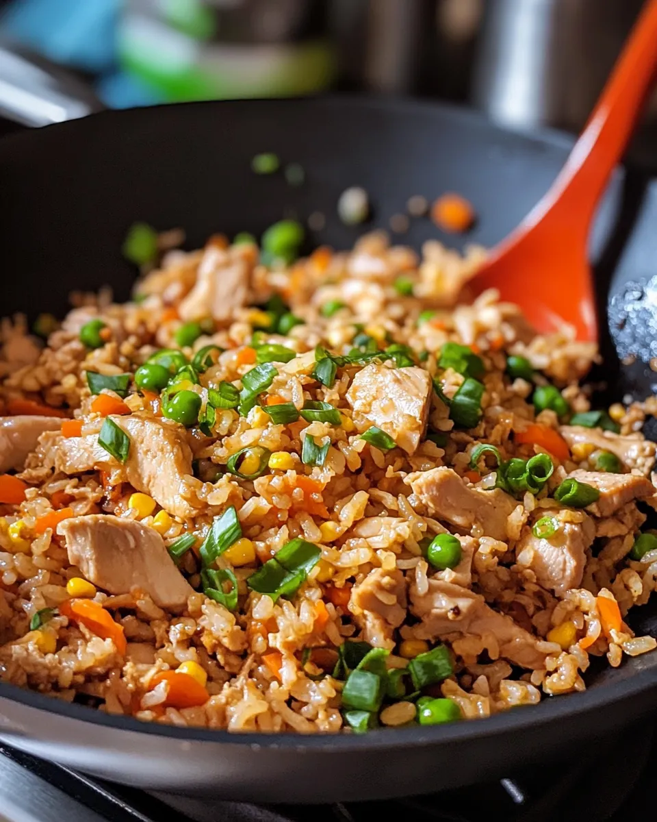 Easy Spicy Chicken Fried Rice recipe photo