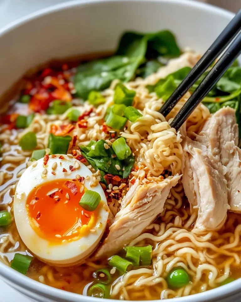 Homemade Spicy Garlic Chicken Ramen photo