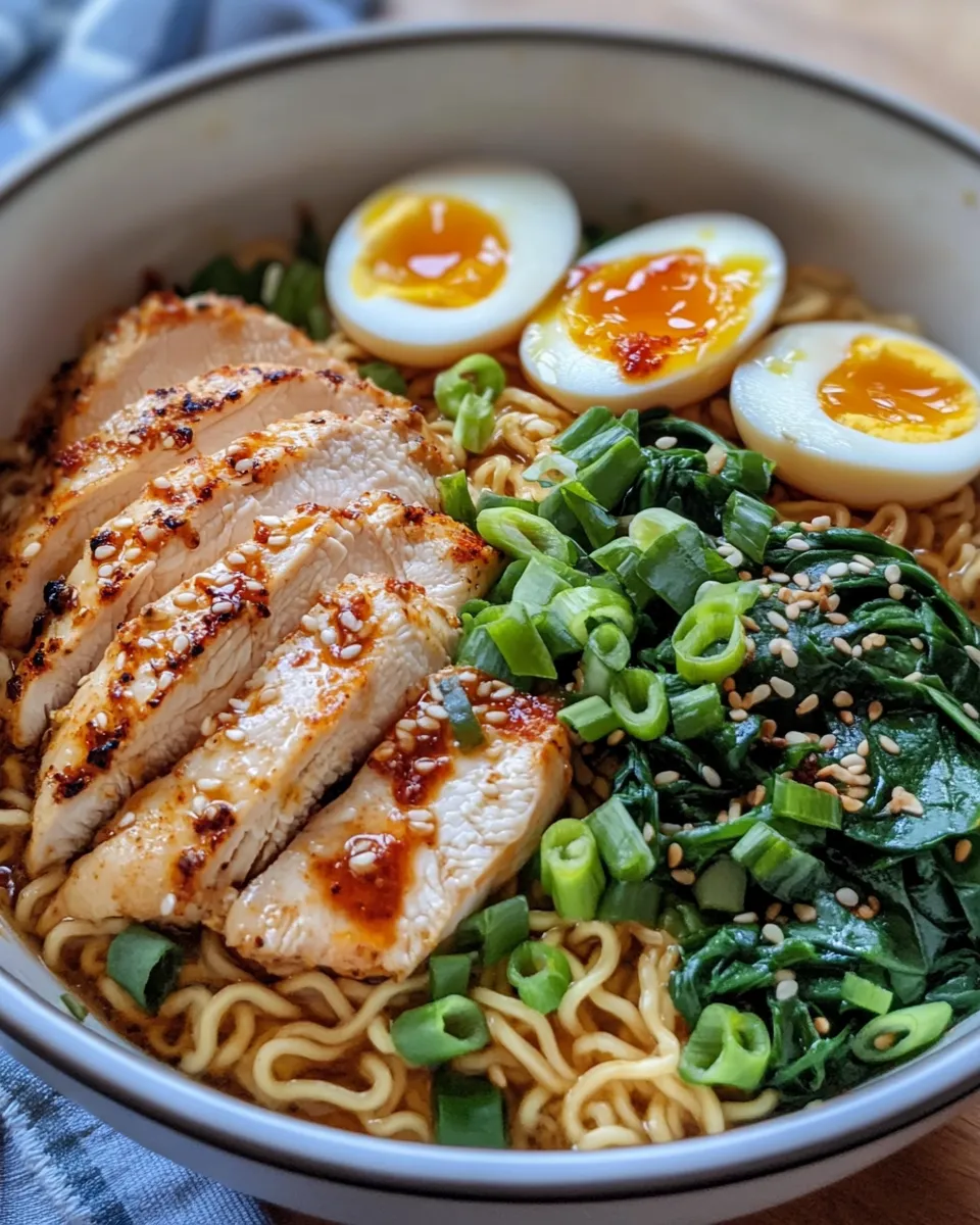 Easy Spicy Garlic Chicken Ramen recipe photo