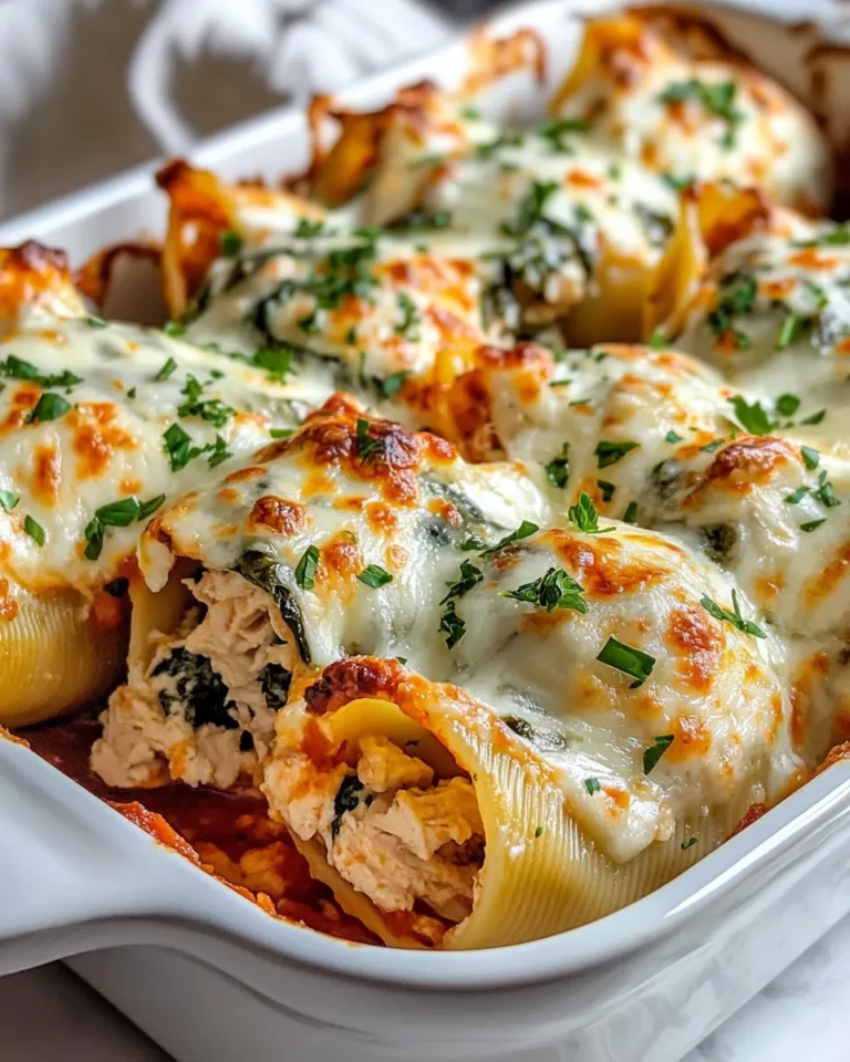 Homemade Spinach Artichoke Chicken Stuffed Shells photo