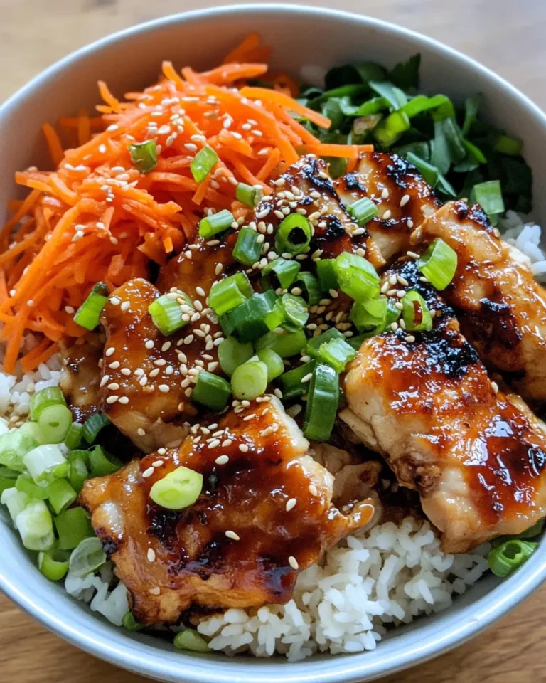Homemade Sticky Gochujang Chicken Rice Bowls recipe photo