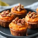 Homemade Sweet Potato Pecan Casserole Cups recipe photo