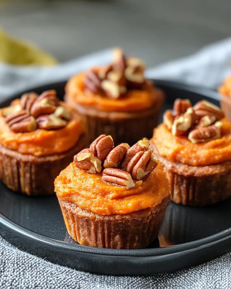 Homemade Sweet Potato Pecan Casserole Cups recipe photo