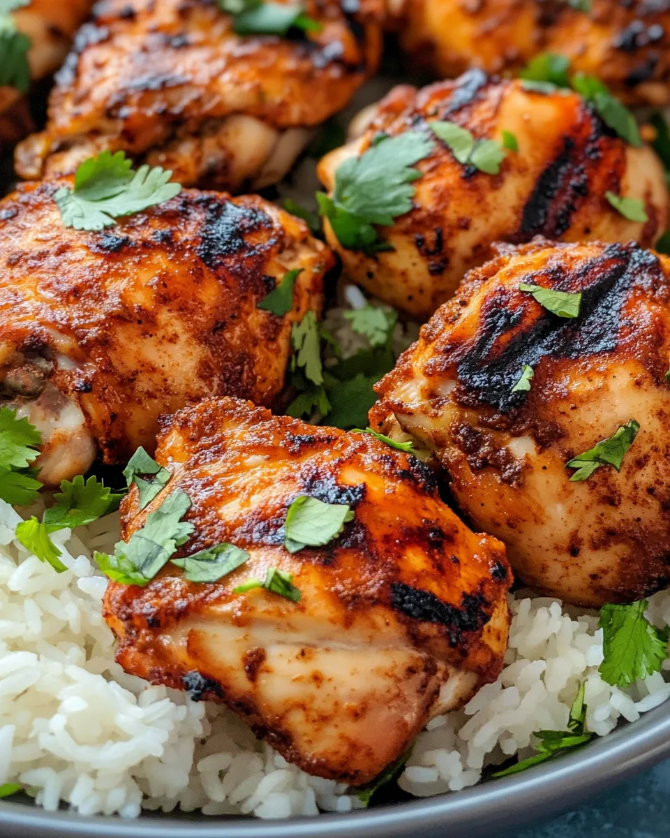 Classic Tandoori Chicken with Basmati Rice dish photo
