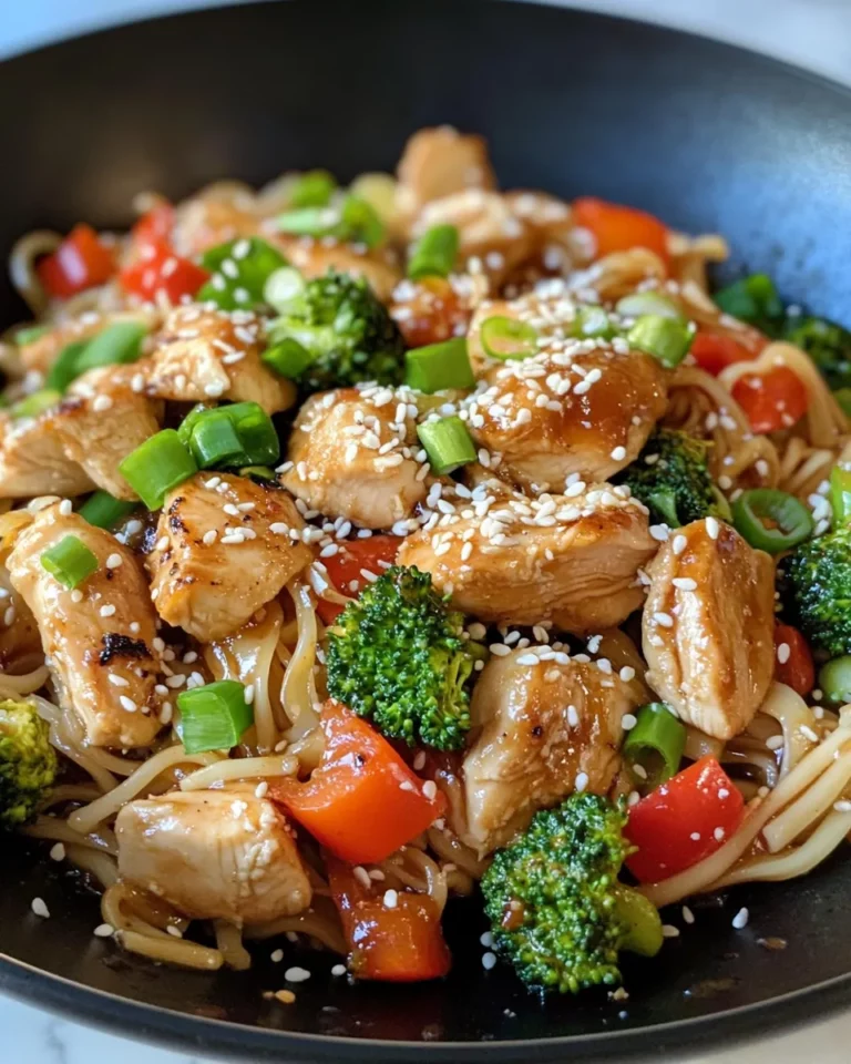 Homemade Teriyaki Chicken Noodle Stir-Fry photo