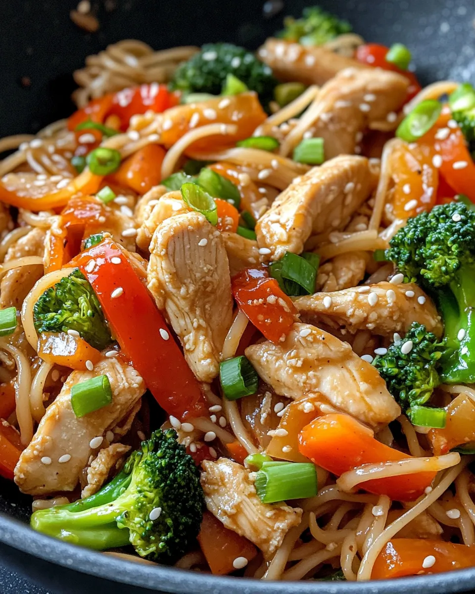 Easy Teriyaki Chicken Noodle Stir-Fry recipe photo