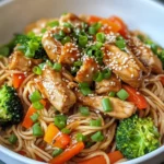 Homemade Teriyaki Chicken Yakisoba Noodles recipe photo