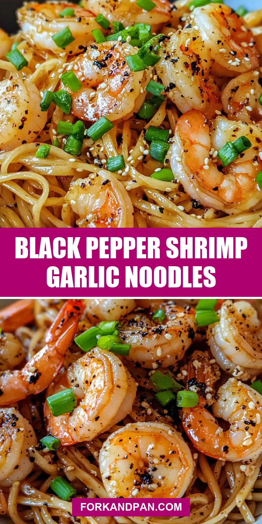 The Best Black Pepper Shrimp Garlic Noodles