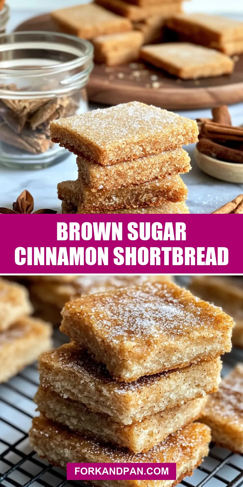 Brown Sugar Cinnamon Shortbread (Irresistible & Delicious)