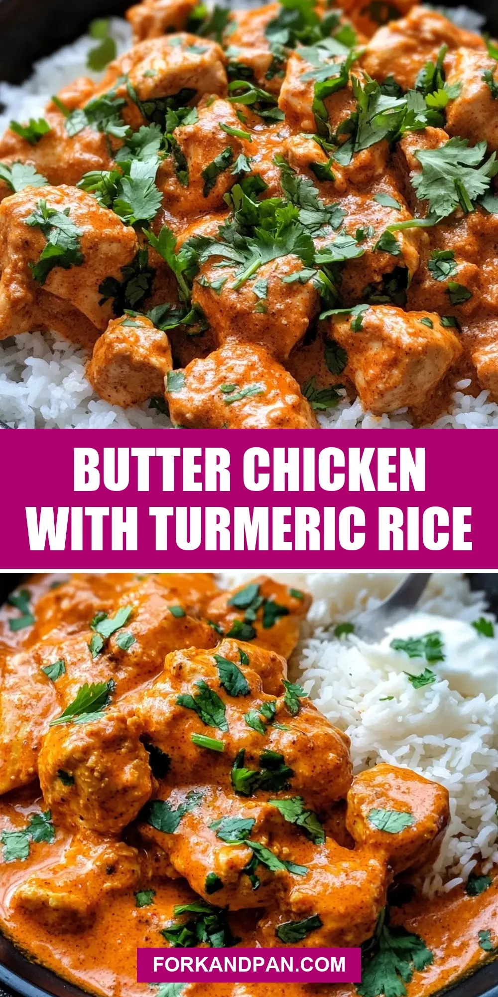 How To Make Savory Butter Chicken With Turmeric Rice
