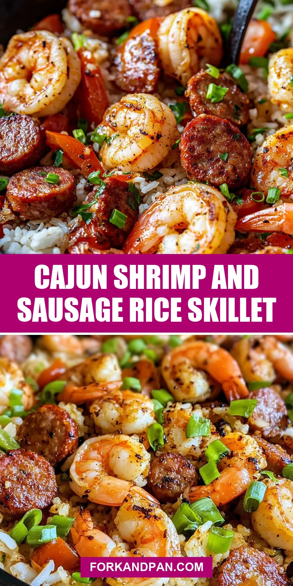 Easy Cajun Shrimp And Sausage Rice Skillet Recipe