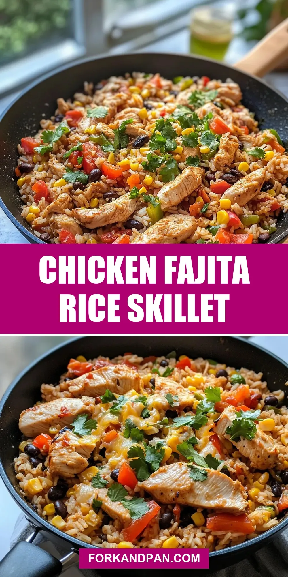 How To Make Healthy Chicken Fajita Rice Skillet