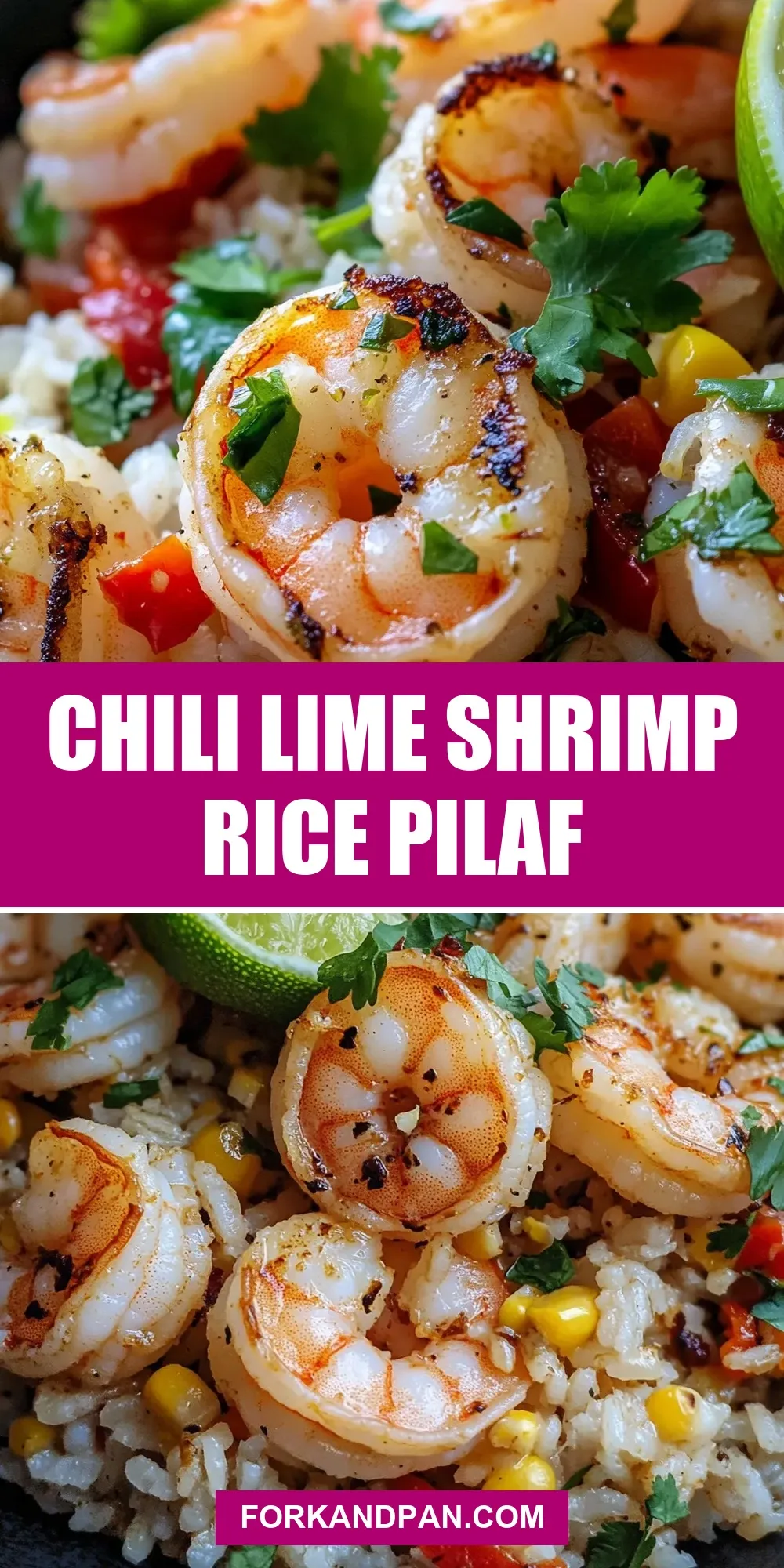 Easy Chili Lime Shrimp Rice Pilaf Recipe