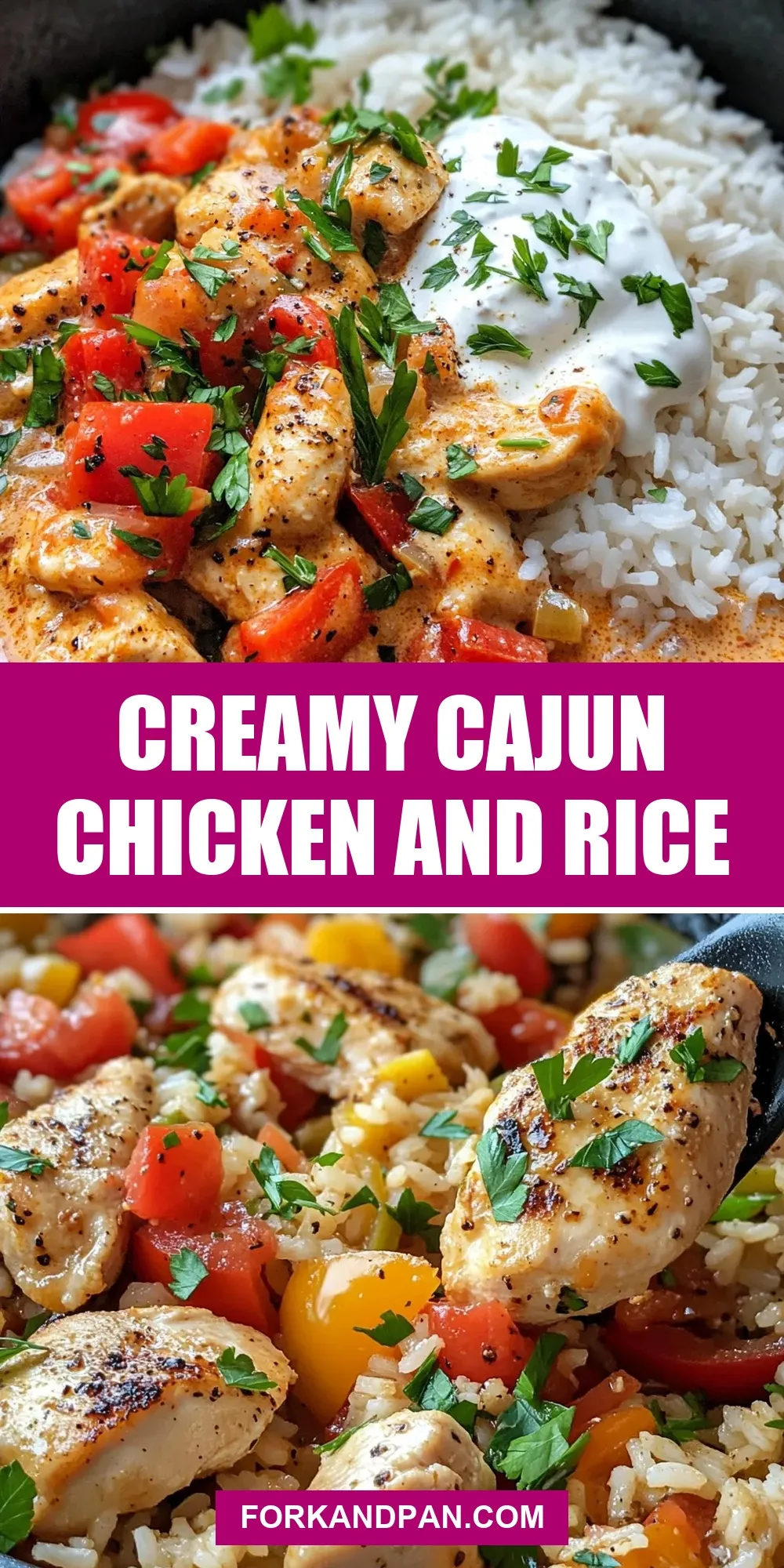The Best Creamy Cajun Chicken And Rice Ever