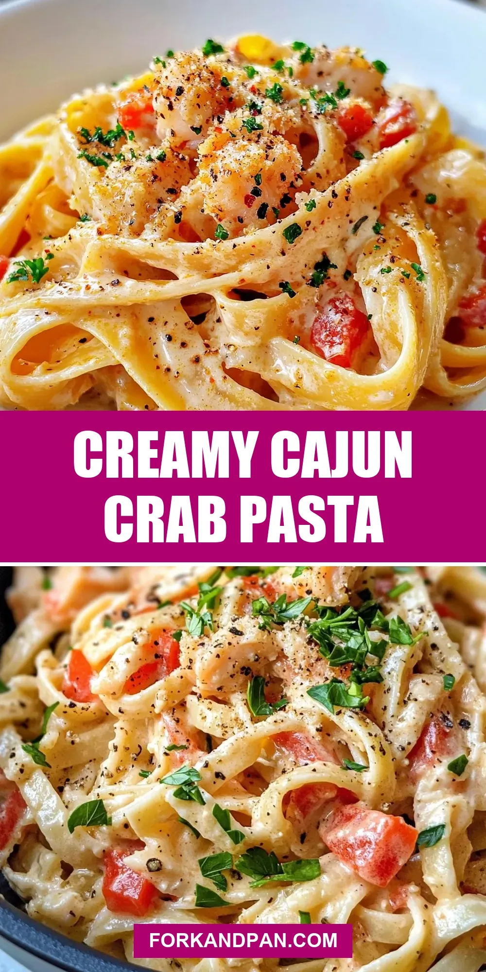 Creamy Cajun Crab Pasta Recipe