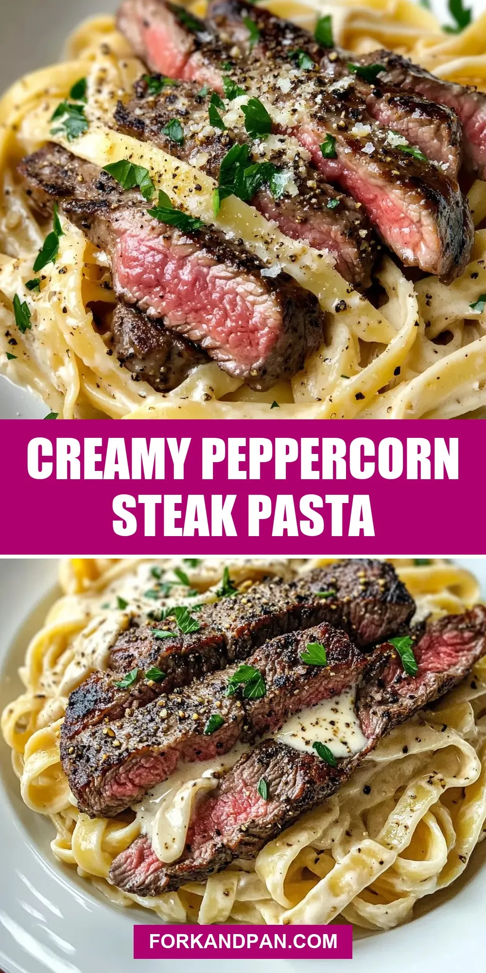 Creamy Peppercorn Steak Pasta (Ultimate & Delicious)