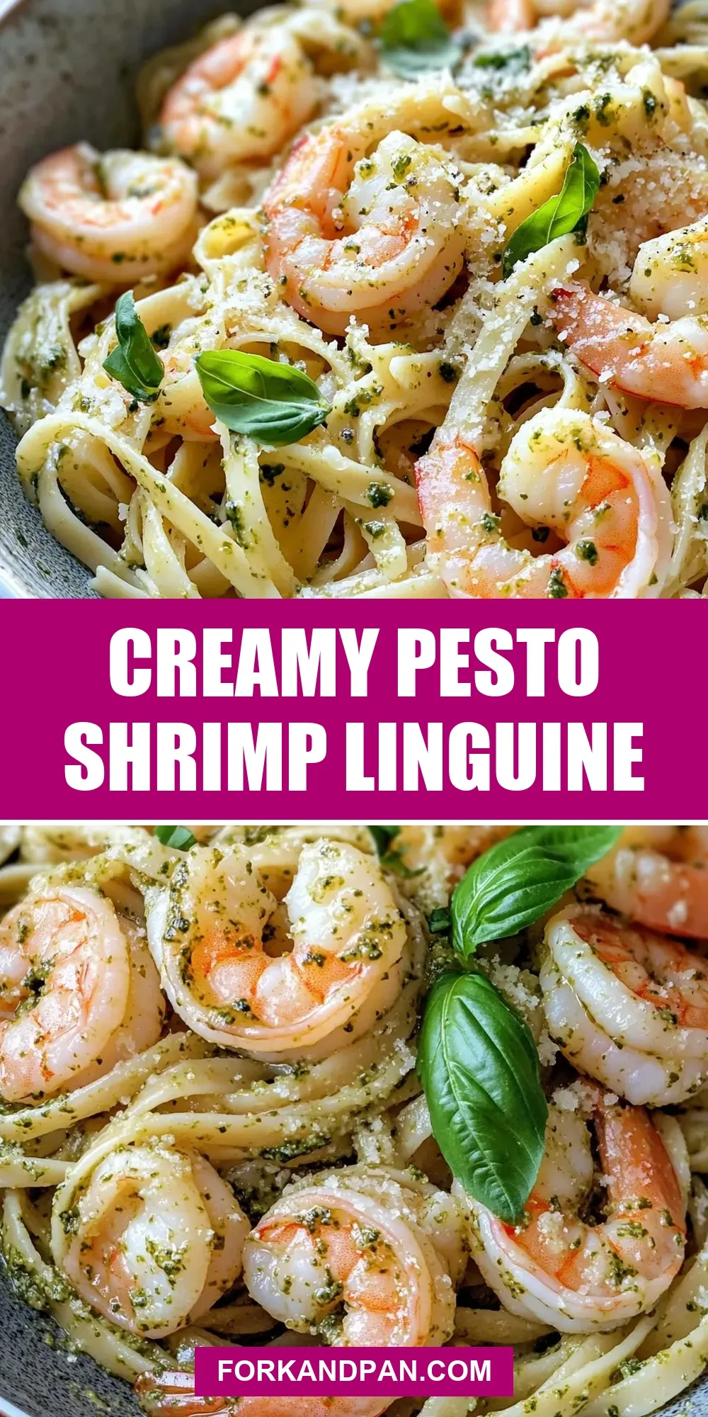 How To Make The Best Creamy Pesto Shrimp Linguine