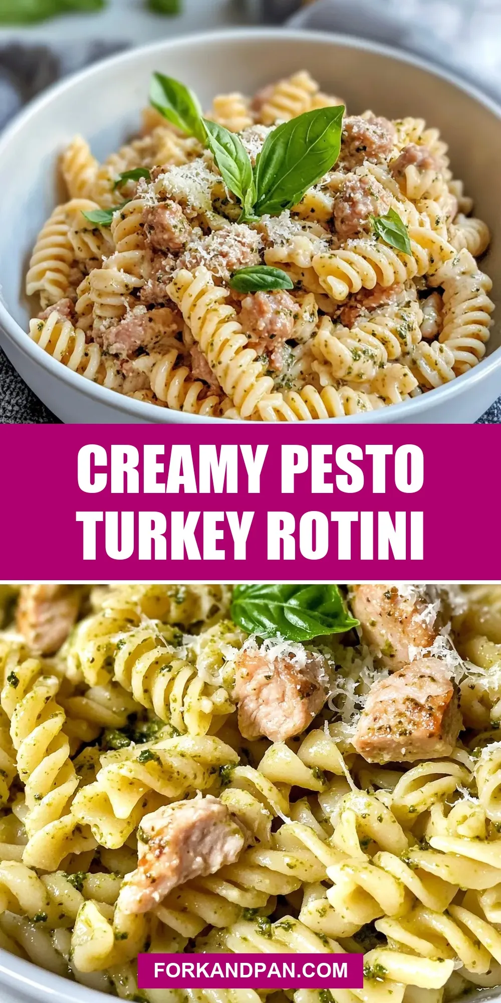 Creamy Pesto Turkey Rotini (Ultimate & Delicious)
