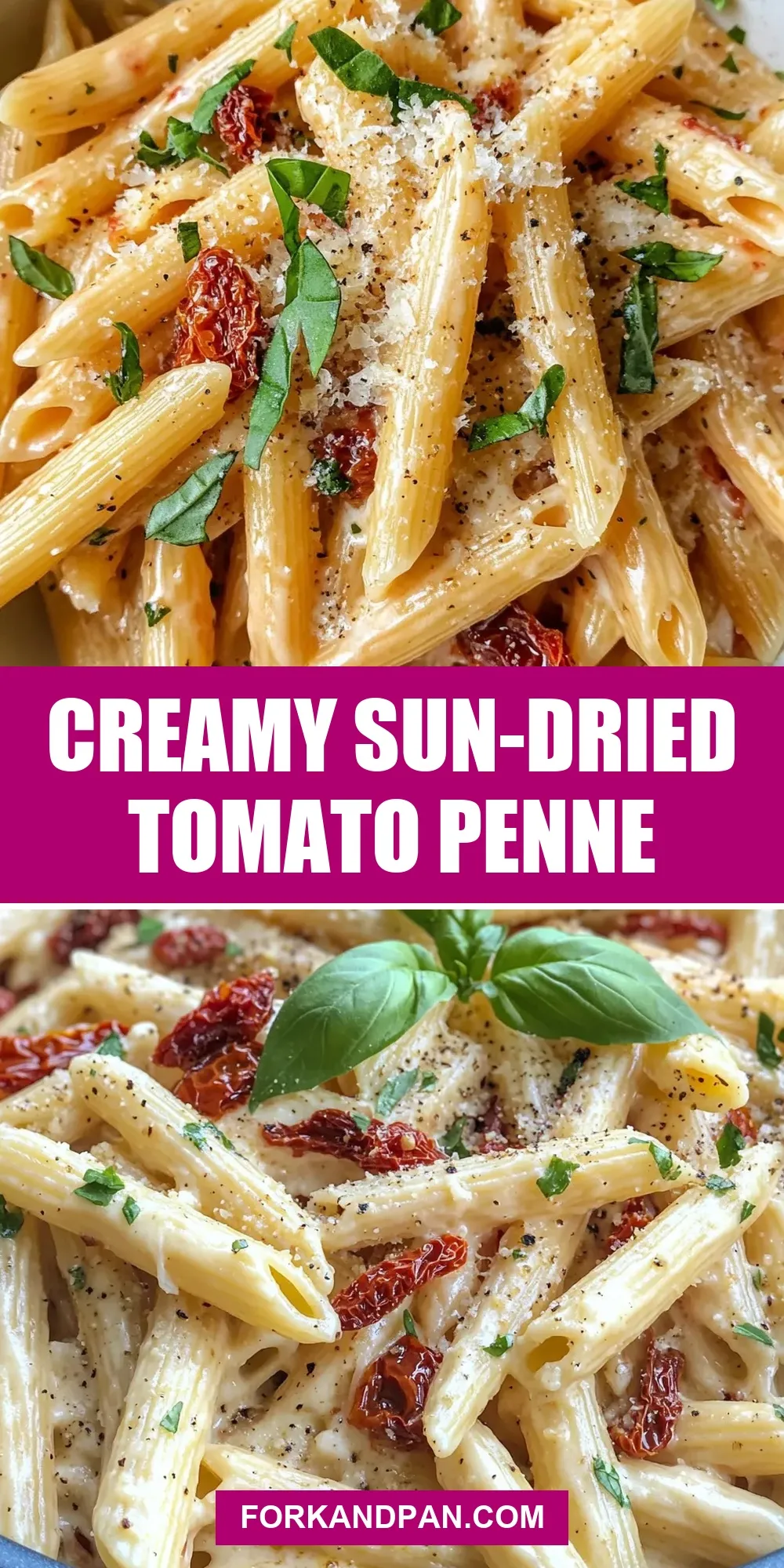 The Best Creamy Sun-Dried Tomato Penne Ever