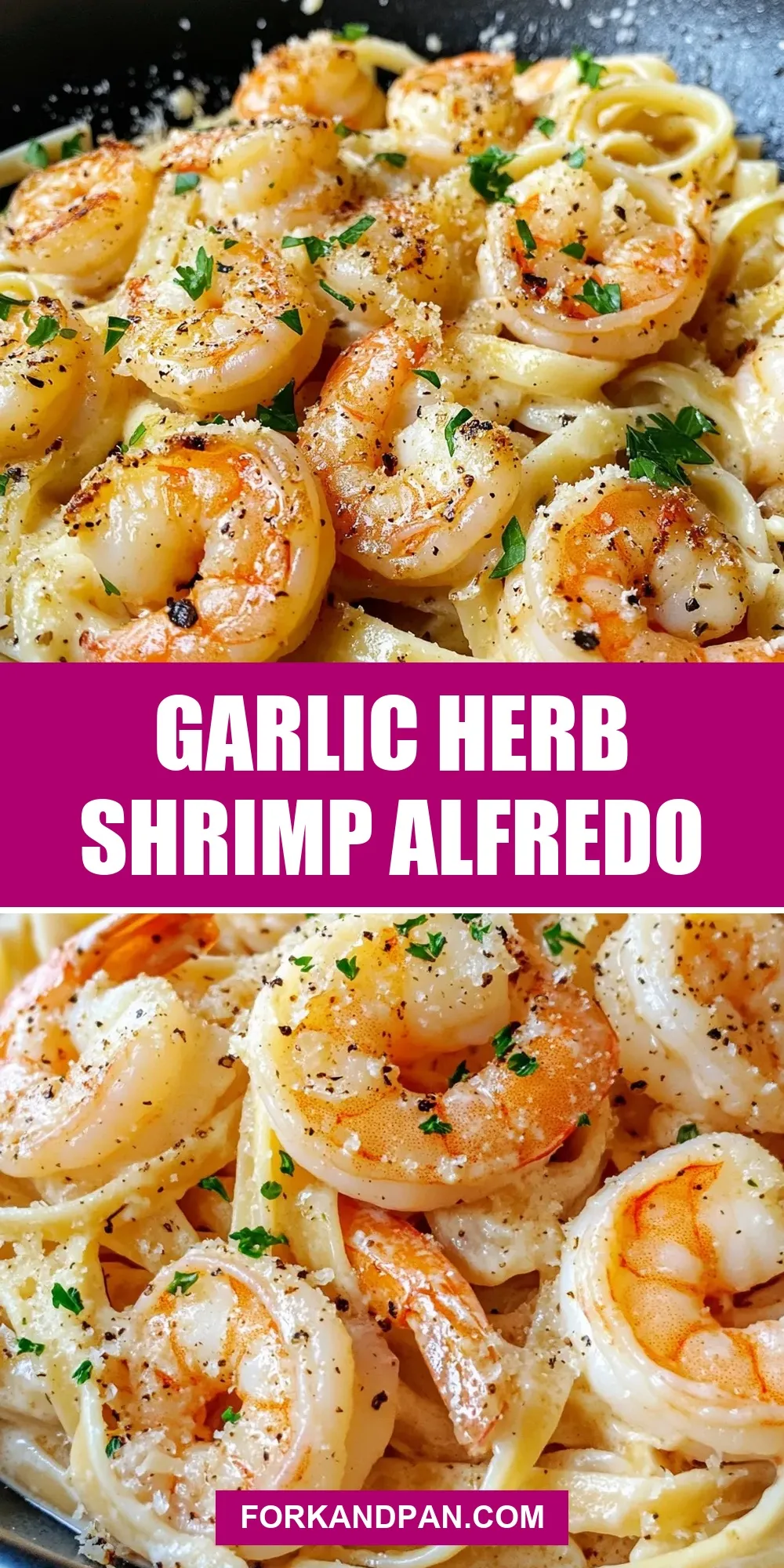 Garlic Herb Shrimp Alfredo Recipe