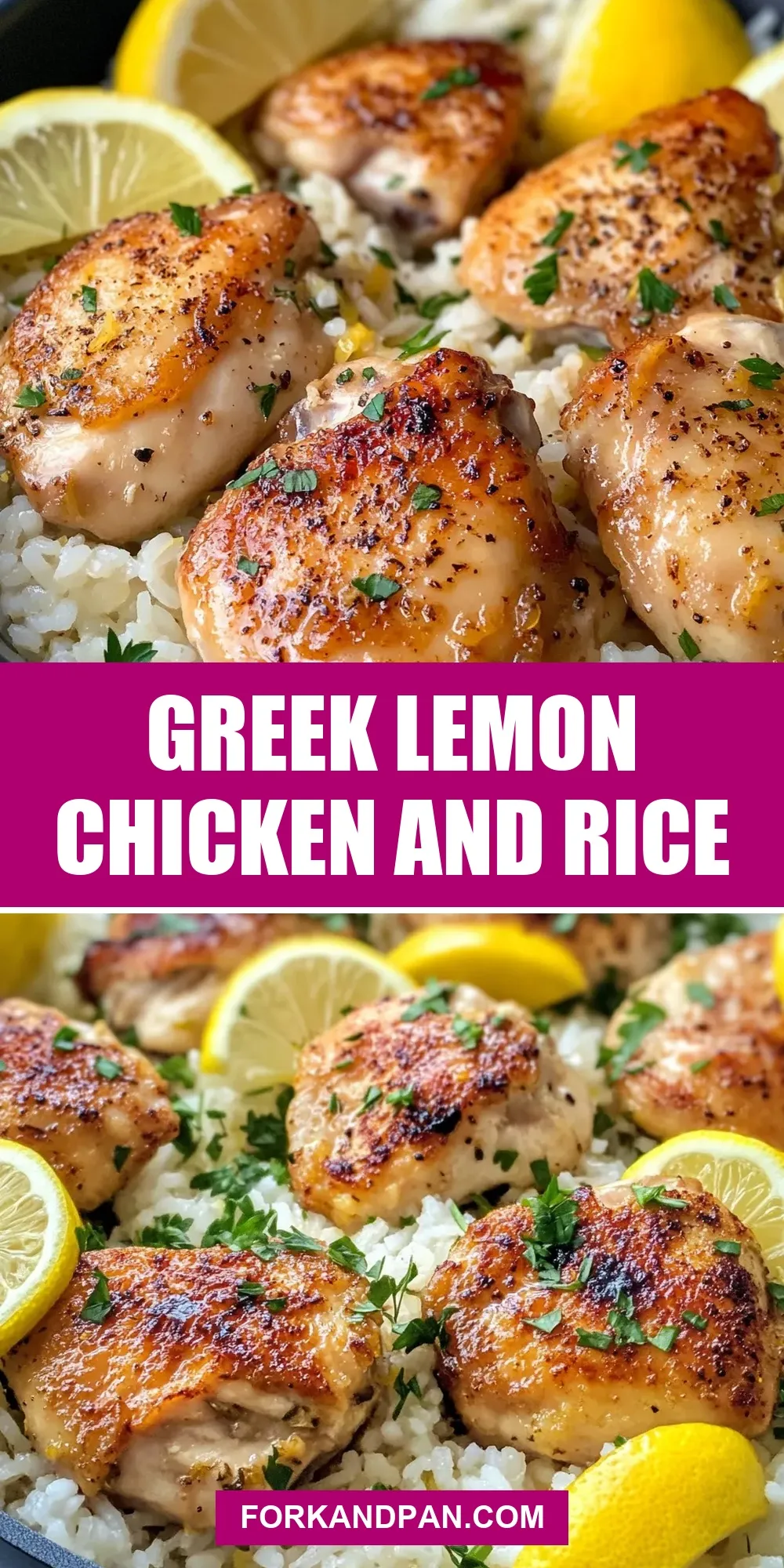 Greek Lemon Chicken And Rice (Amazing & Delicious)