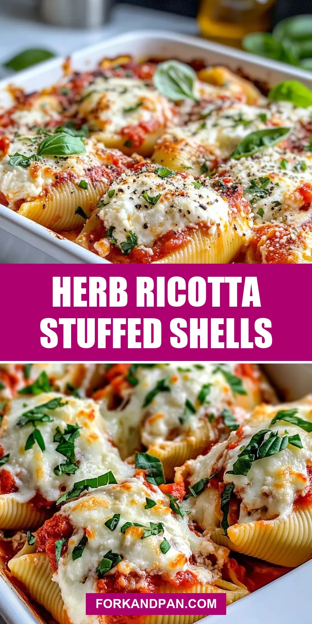 How To Make Tasty Herb Ricotta Stuffed Shells