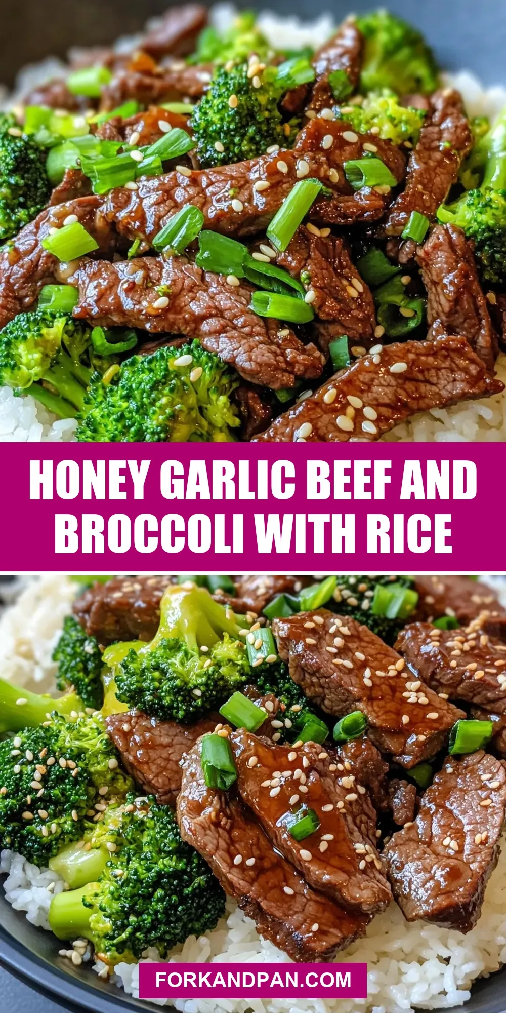 Easy Honey Garlic Beef And Broccoli With Rice