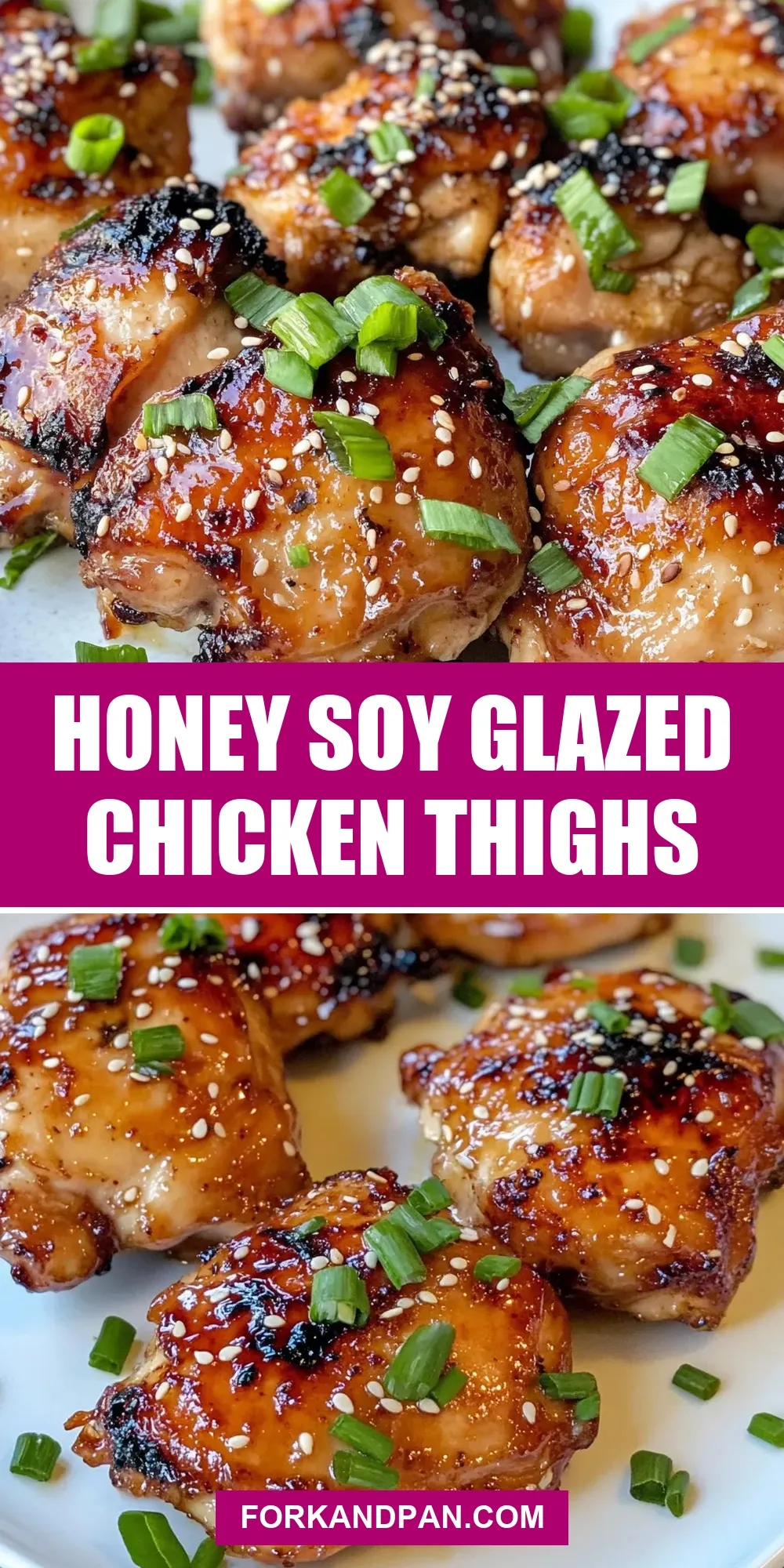 Honey Soy Glazed Chicken Thighs (Healthy & Delicious)