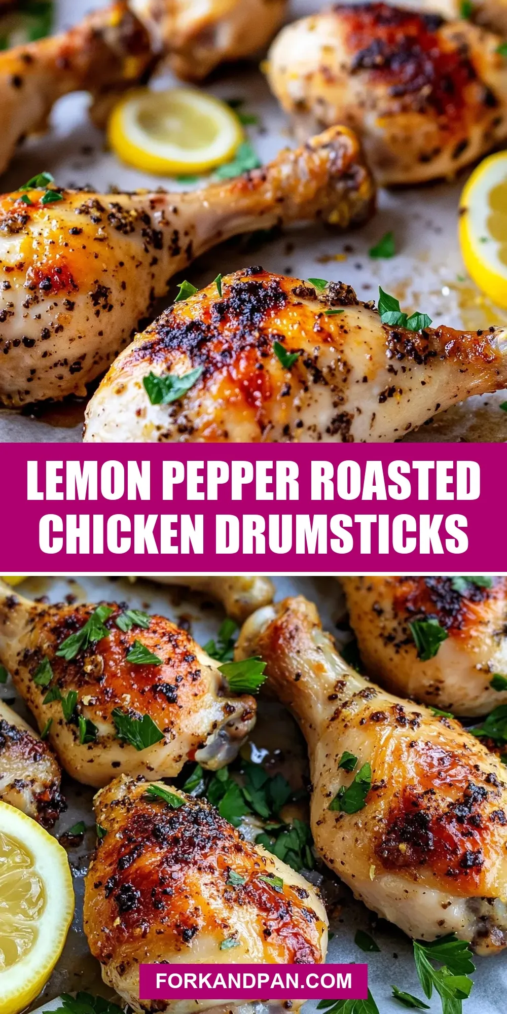 Flavorful Lemon Pepper Roasted Chicken Drumsticks