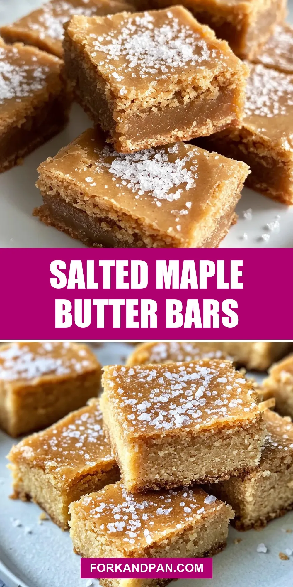 Flavorful Salted Maple Butter Bars